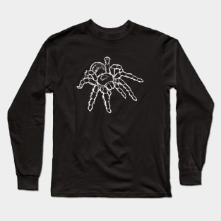 Tarantula with White Outline Long Sleeve T-Shirt